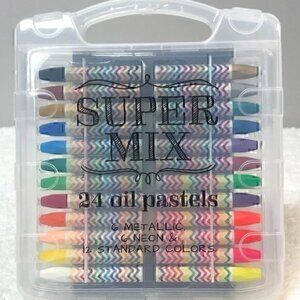 Int'l Arrivals/OOLY 24 Each Super Mix Oil Pastels